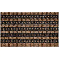 Overig Kokosmat Boutique Stripes And Dots - 45x75cm - Antislip - Binnen/overdekt Buitengebruik