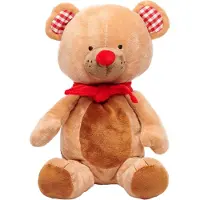 Bambolino toys Knuffel Fien & Teun Meneer Beer Bruin 17 X 13 X 30 Cm