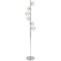 Kare Design vloerlamp Scala Balls, chroom / zilver, Woon-/ Eetkamer, Design, vloerlamp