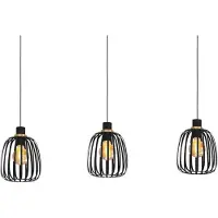Eglo Hanglamp Pocicas 3-lichts Recht