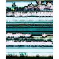 Overig Fotobehang Miami Radio - Meerkleurig - 2,50m X 200cm