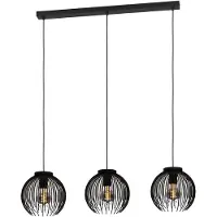 Eglo Alhabia Hanglamp Staal Zwart - 3 x E27
