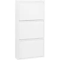 Kare design Schoenenkast Caruso wit 3 laden