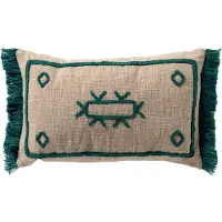Dutch decor CIRO - sierkussen 30x50 cm - etnisch dessin - Latigo Bay - blauw - Inclusief binnenkussen - Luxe kussens voor woonkamer & bank
