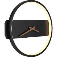 Globo LED-wandlamp Sussy, zwart, Woon-/ Eetkamer, metaal, Modern, LED wandlamp