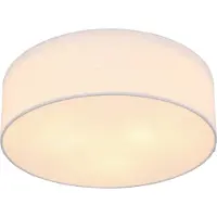 Globo Witte plafondlamp metaal klassiek Ava