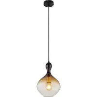 Globo Lighting Hanglamp klassiek zwart metaal Globo Aladdin