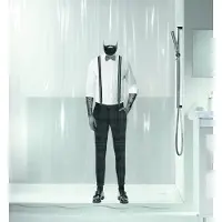 Spirella Douchegordijn Dandy Black 180cm
