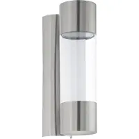 Eglo 96013 Robledo Wandlamp RVS/Kunststof Transparant - 7,4W/660LM/3000K
