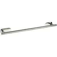 Wenko Turbo-Loc Handdoekhouder Orea Uno RVS glanzend 60cm breed - Handdoekrek - Bevestigen zonder boren - Zelfklevend - 10 jaar garantie