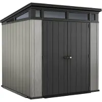 Keter Tuinhuis Artisan 77 - Kunststof - Grijs - 214x218x226cm - 4,7m²