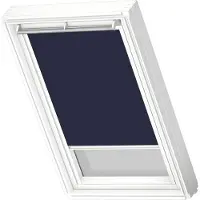 Velux Origineel Verduisterend Rolgordijn (DKL) Wit Kozijn, S06, 606, 4, Donkerblauw