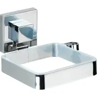 Wenko Föhnhouder Vacuum-loc 14 X 7,5 Cm Rvs Zilver