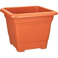 Geli Plantenbak NORA Terracotta 40 cm vierkant - Kunststof