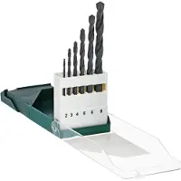 Bosch - 6-delige metaalborenset HSS-R, DIN 338 2,0; 3,0; 4,0; 5,0; 6,0; 8,0 mm