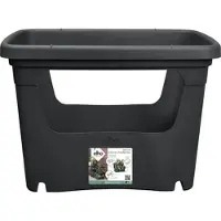 Elho stack & grow large zwart