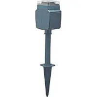 REV - Tuingrondspies met 2 stekkers en Timer Mechanisch - 1.5 meter