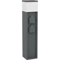 Eglo Stopcontact met lamp Park 5 antraciet