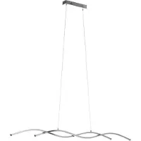 Eglo Led Hanglamp Lasana 2 2x14w - 3000K - 120cm chroom