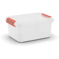 Kis k latch opbergbox s met deksel 14 l transparant