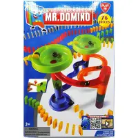 Playgo - knikker en dominospel in 1 set
