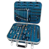 Makita E-11689 E-11689 Boor- en bitassortiment 256-delig Metaal, Steen, Beton, Metselwerk, Baksteen, Hout 1 mm, 1.5 mm, 2 mm, 2.5 mm, 3 mm, 3.2 mm, 3.5 mm, 4
