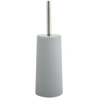 Spirella MSV Toiletborstel houder/WC-borstel - lichtgrijs - kunststof - 35 cm - Toiletborstels