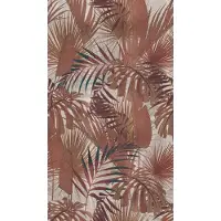 Living Walls Metropolitan Stories. Travel Stories - Rood Bruin - Planten Behang - 391802