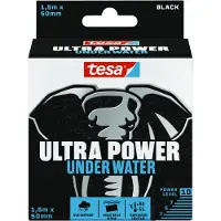 TESA Ultra Power Under Water reparatietape zwart 50 mm x 1,5 m