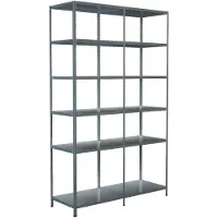 Schulte Legborden zonder grendels, H 2300 x B 1400 x D 500, gegalvaniseerd