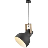 JUST LIGHT Hanglamp Cup 2.0 1-lichts zwart