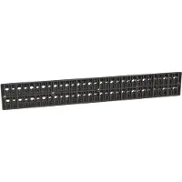Lifetime kunststof gereedschapshouder set (2 stuks) voor gereedschapskasten, antraciet, 40 x 2,5 x 6 cm