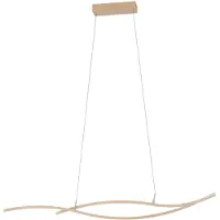 Eglo Grisolia Hanglamp - LED - 115 cm - Bruin/Wit
