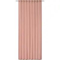 Elbersdrucke Gordijn met lussen Air 255x140 cm roze transparant