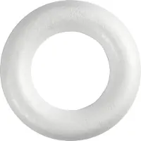 Creativ Company Styropor ring met platte achterkant -