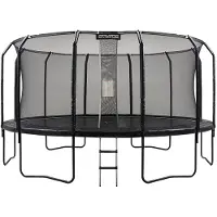 Stratos Trampoline 488cm Premium Zwarte Lijn