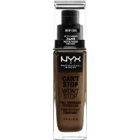 Nyx Facial make-up Foundation Can't Stop Won't Stop Foundation 39 Deep Cool