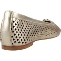 Alpe Dames Gouden Liss Leren Ballerina's (38), Leer, Goudkleurig, Plat, Geen, Casual 541861