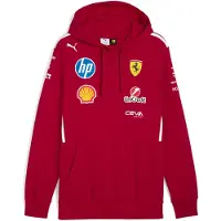 Puma Sportsweatshirt 'Scuderia Ferrari HP 2025' blauw / geel / rood / wit