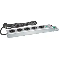 Brennenstuhl Stekkerdoos - 5-voudig - 1x Type E/F male naar 5x Type F female - 250
