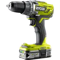 Ryobi R18DD3-215S accuboormachine 18 V 50 Nm (5133003774) + 2x accu 1,5 Ah + oplader + tas