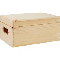 Zeller - Storage Box w. lid, pine
