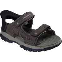 SKECHERS Slip-ins Relaxed Fit Tresman Sandalen Bruin | Maat: 48