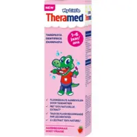 Theramed 6x Tandpasta Junior 1-6 Jaar Aardbei 50 Ml