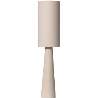 Woood Loft Vloerlamp - Metaal/Bouclé - Naturel - 130xØ30 cm
