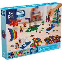 Plus plus Mini - 1200stk - Basic/Neon/Special - Leer bouwen - - OneSize - Blokken