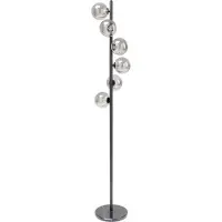 Kare Design vloerlamp Scala Balls, alu / grijs / zink, Woon-/ Eetkamer, metaal, Design, vloerlamp