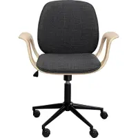 Kare design Draaibare Bureaustoel Patron populier