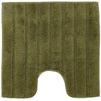 Casilin California WC-mat Moss Green - 100% katoen - 59 x 59 cm
