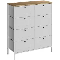 Vicco Belaro Ladekast – 80 x 95 cm met 8 laden Wit